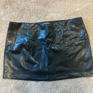 Mimi Leather Skort